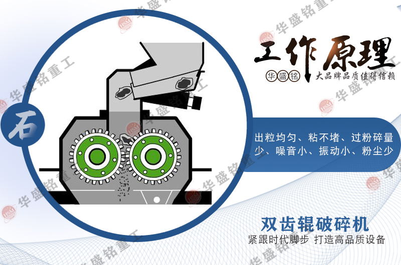 雙齒輥(gun)破碎機(ji)工作(zuo)原(yuan)理(li)